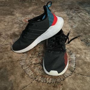 Adidas ape black running sneakers size 5 1/2 men’s